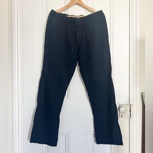 Men’s Linen Blend Drawstring Pants